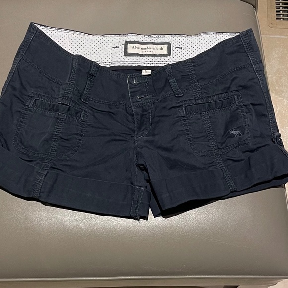 Shorts Abercrombie & Fitch Navy Size 00 - Picture 3 of 4